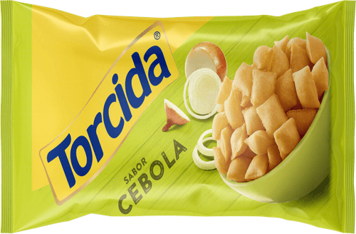 Salgadinho de Trigo Cebola Torcida Pacote 45g