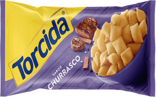 Salgadinho de Trigo Churrasco Torcida Pacote 45g