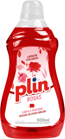 Limpador Perfumado Rosas Plin 500ml