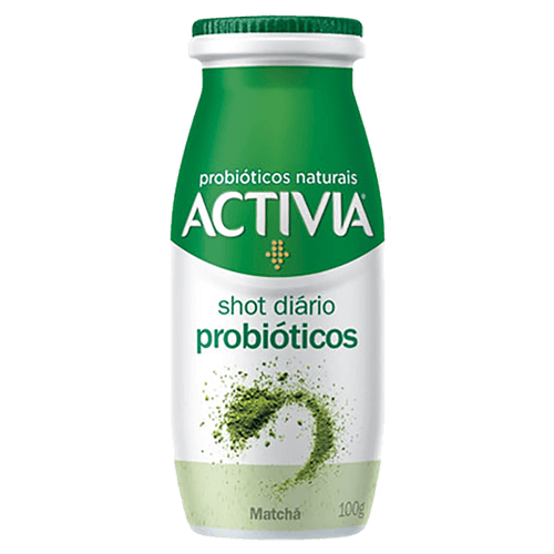 Leite Fermentado Activia Shot Diário Matchá 100g