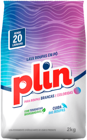 Lava Roupa Pó Plin Sache 2 kg