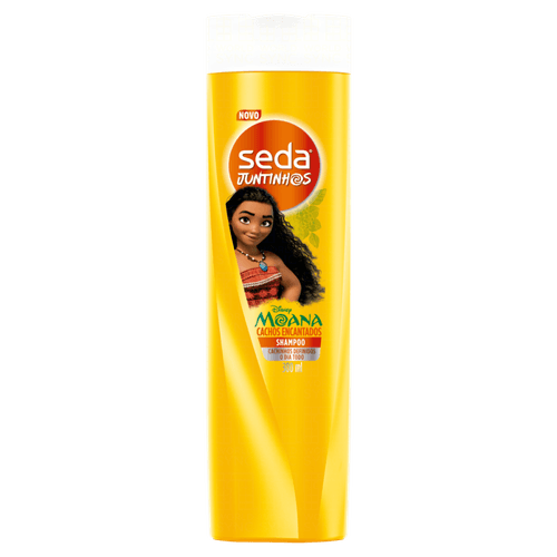 Shampoo Infantil Moana Seda Juntinhos Cachos Encantados Frasco 300ml