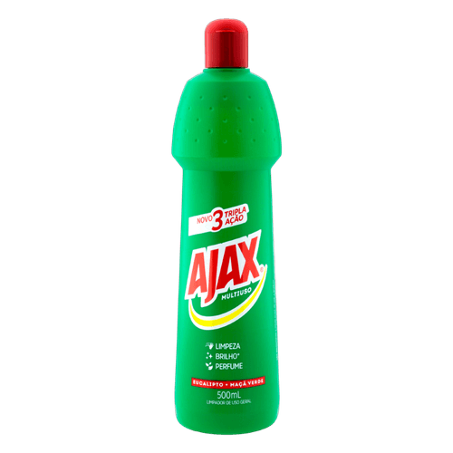 Limpador Diluível Ajax Multiuso Eucalipto + Maçã Verde 500ml