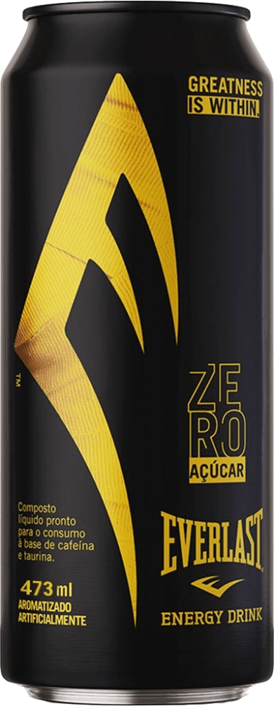 Bebida Energética Everlast Zero Açúcar Latão 473 ml