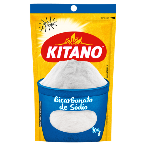 Fermento Químico Bicarbonato de Sódio Kitano Pouch 80g