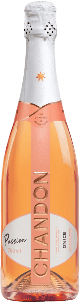 Espumante Brasileiro Rosé Demi-Sec Passion On Ice Chandon Serra Gaúcha Garrafa 750ml