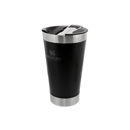 copo termico cerveja stanley com tampa black 473ml