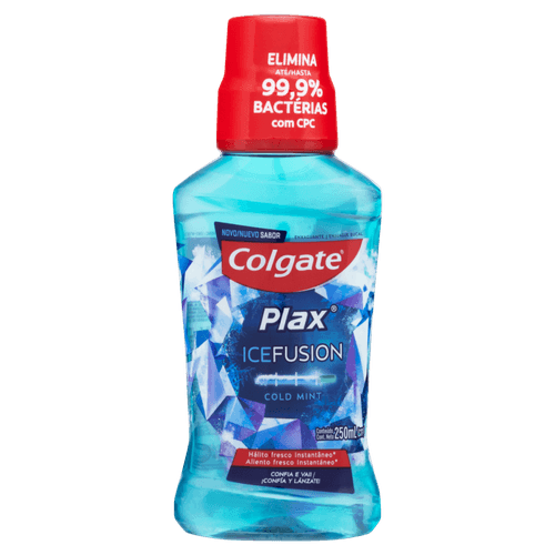 Enxaguante Bucal Colgate Plax Ice Fusion 250ml