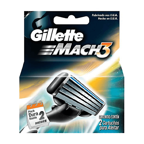 Carga Gillette Sensor Excel Azul com 2 Unidades