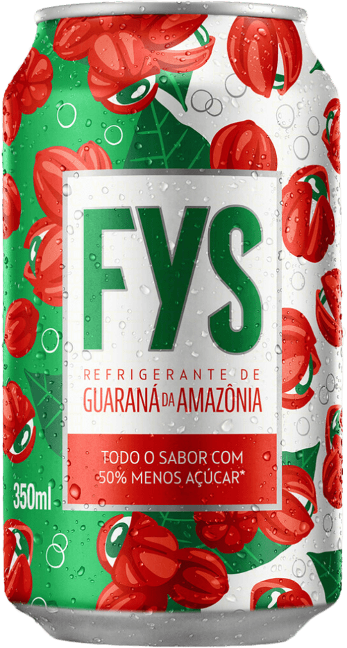 Refrigerante de Guaraná da Amazônia FYs Lata 350ml