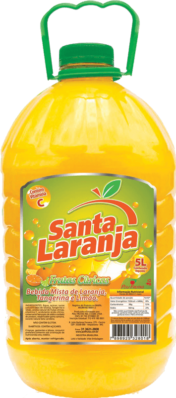 Bebida Mista Santa Laranja Frutas Cítricas 5 L