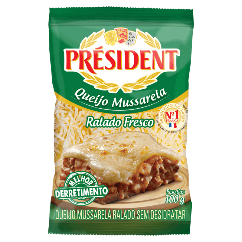 Queijo-Mussarela-Ralado-sem-Desidratar-Fresco-President-Pacote-100g