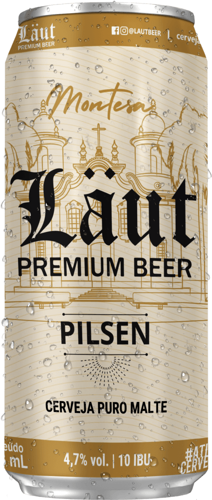 Cerveja Läut Pilsen Latão 473ml