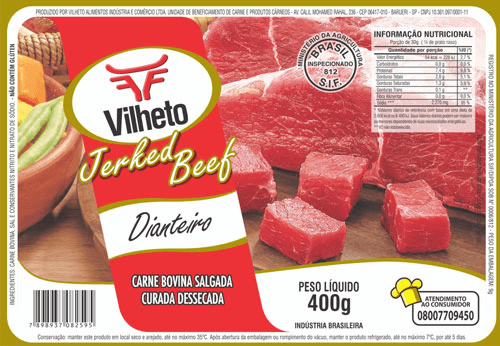 Jerked Beef Dianteira Vilheto 400 g