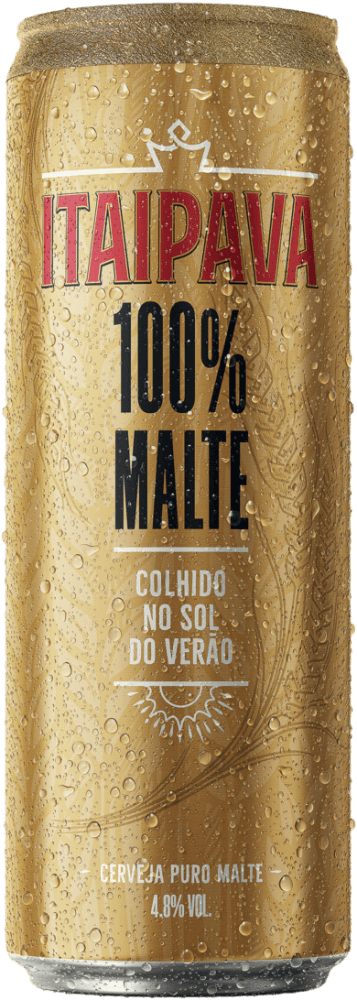 Cerveja 100% Puro Malte Itaipava Lata 350ml