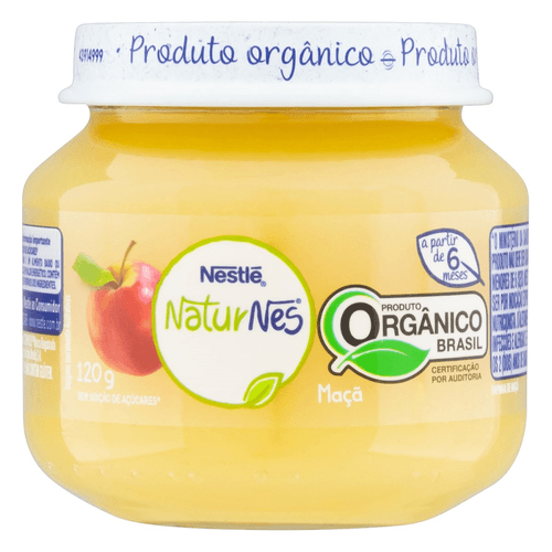 Papinha Orgânica Nestlé Naturnes Maçã 120g