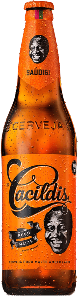 Cerveja Amber Lager Puro Malte Cacildis Garrafa 600ml