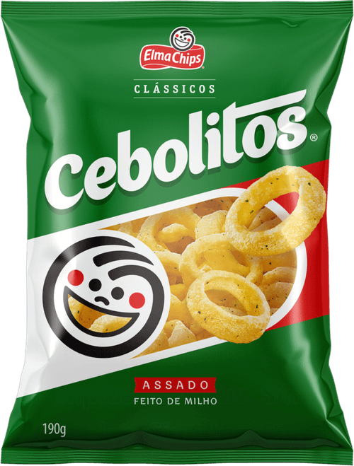 Salgadinho de Milho Assado Elma Chips Cebolitos Clássicos Pacote 190g