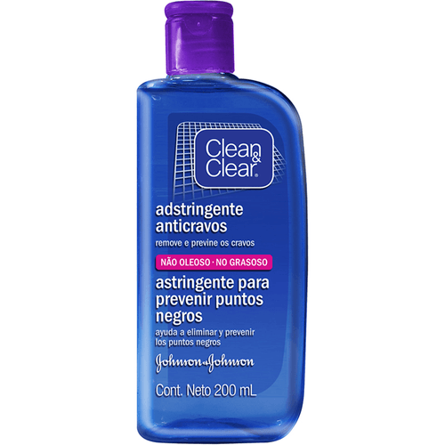 Adstringente Facial Clean & Clear Anticravos 200ml