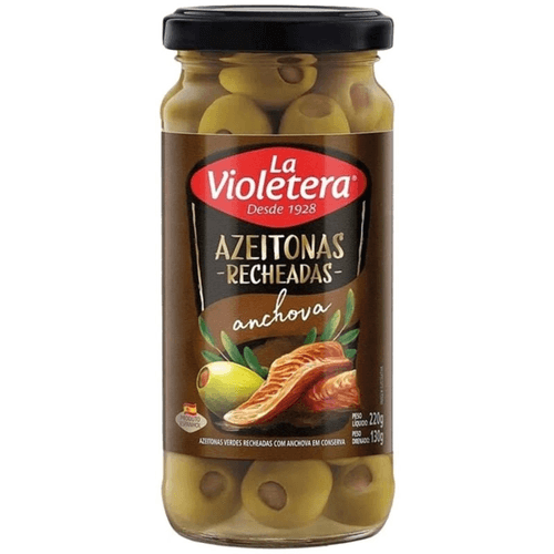 Azeitona Recheada com Presunto Ibérico La Violetera 130g