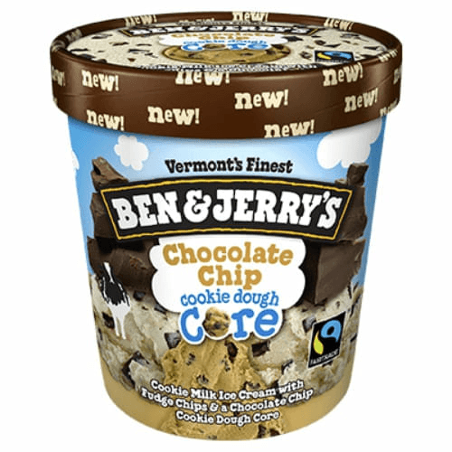 SORV BEN & JERRYS 458ML-PT CHO CHIP COOKIE