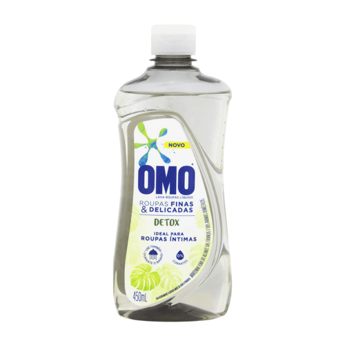 LAVA ROUPA OMO DELICADAS 450ML-FR DETOX