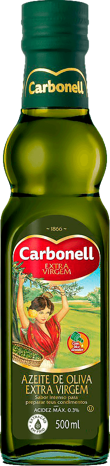 Azeite de Oliva Extra Virgem Espanhol Carbonell Vidro 500ml