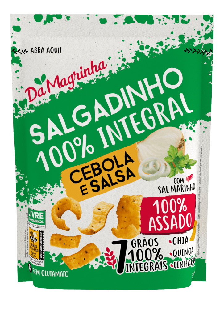 Salgadinho-100--Integral-com-Sal-Marinho-Cebola-e-Salsa-Da-Magrinha-7-Graos-Pouch-30g