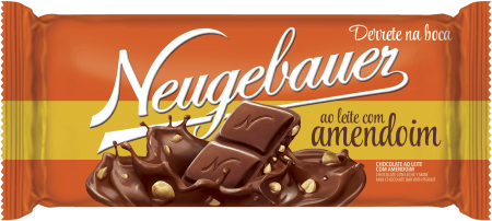 Chocolate Ao Leite Com Amendoim Neugebauer Pacote 90g