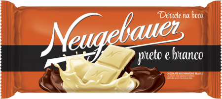 CHOCOLATE NEUGEBAUER AO LEITE PRETO/BRANCO 90G