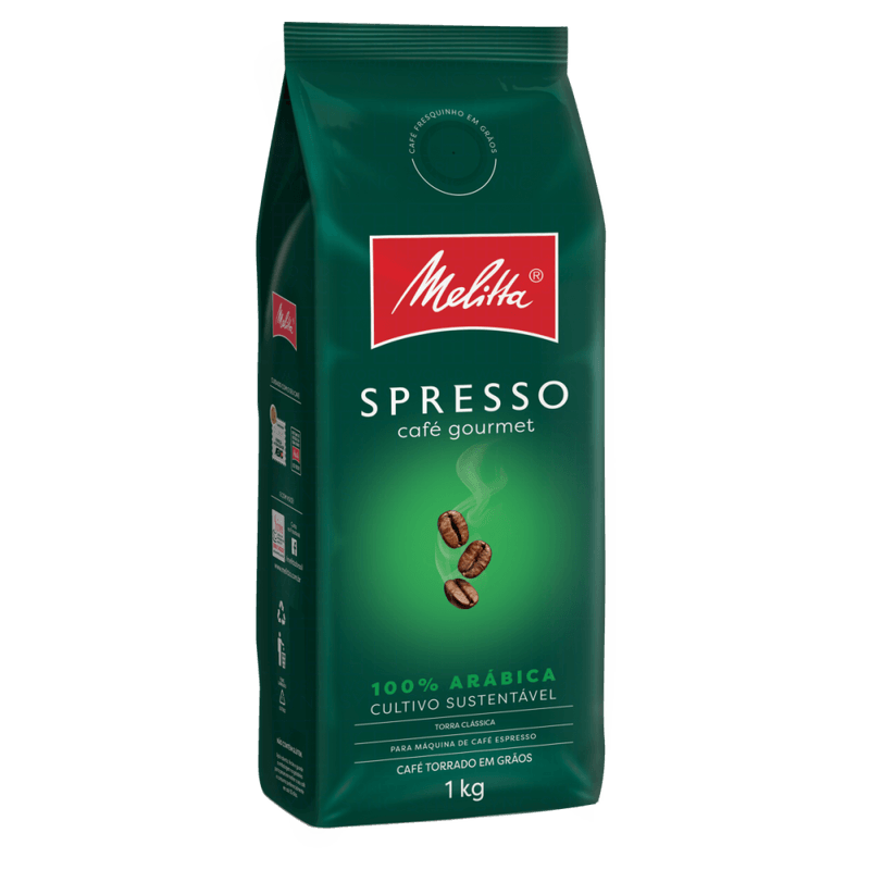 Cafe-Torrado-em-Graos-Spresso-100--Arabica-Melitta-Gourmet-Pacote-1kg