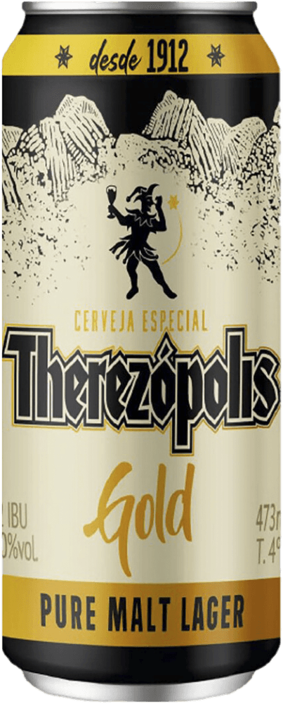 Cerveja Especial Lager Puro Malte Gold Therezópolis Lata 473ml