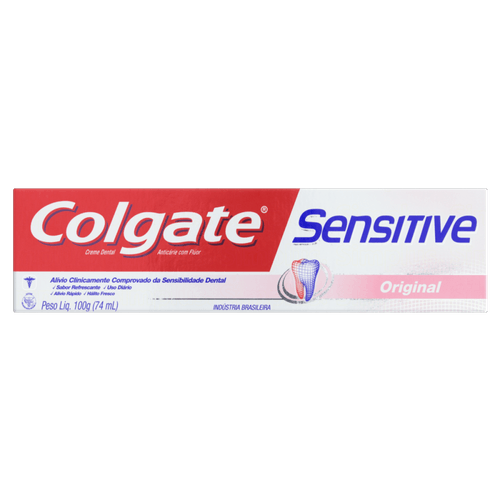 Creme Dental Anticárie Original Colgate Sensitive Caixa 100g