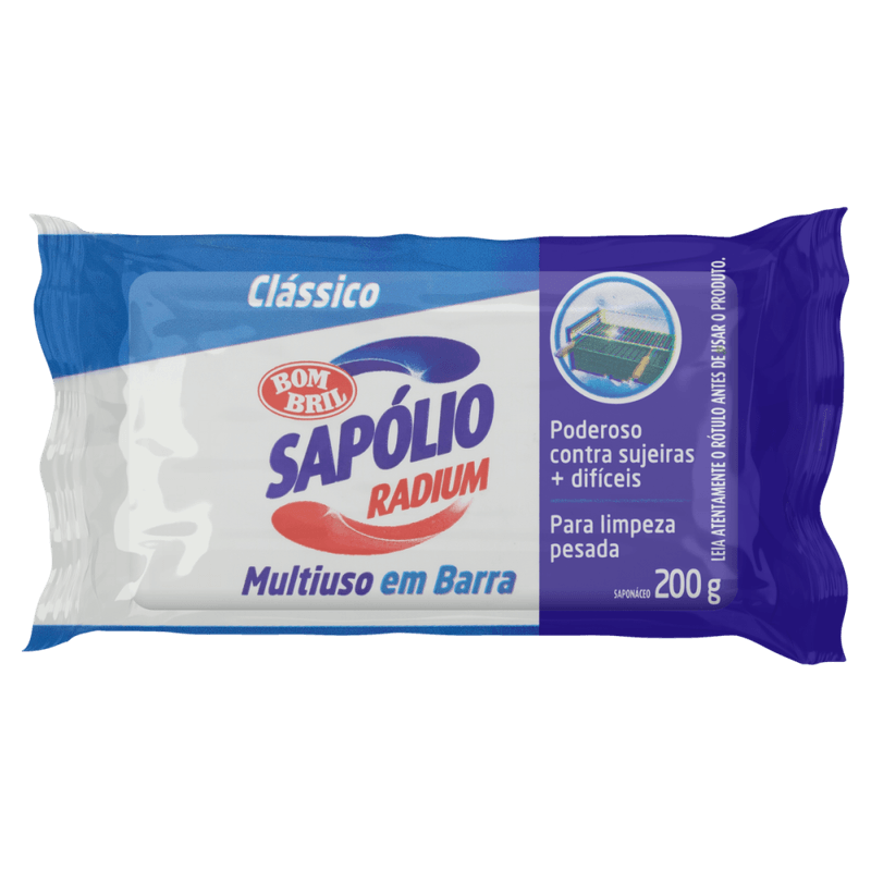 Saponaceo-em-Barra-Multiuso-Classico-Sapolio-Radium-Pacote-200g