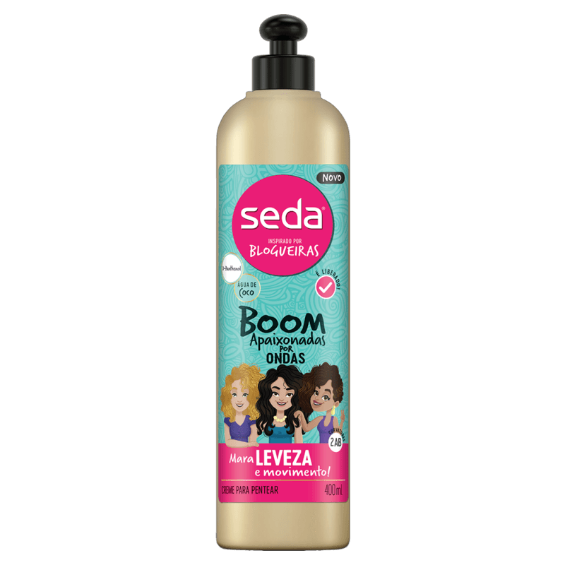 Creme-para-Pentear-D-Panthenol-Agua-de-Coco-Seda-Inspirado-por-Blogueiras-Boom-Apaixonadas-por-Ondas-Frasco-400ml