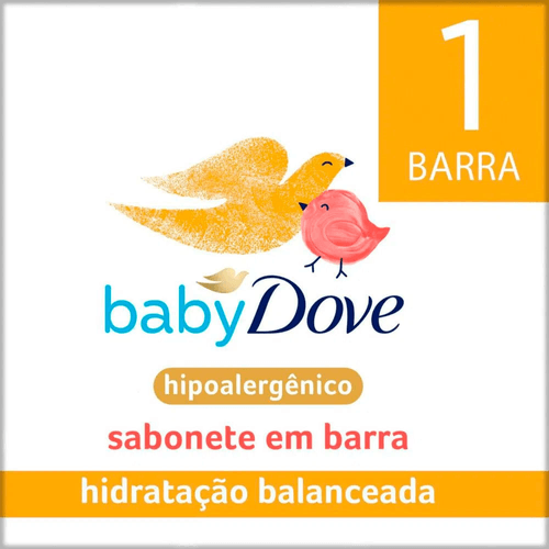 Sabonete em Barra Hidratação Balanceada Dove Baby Caixa 75g