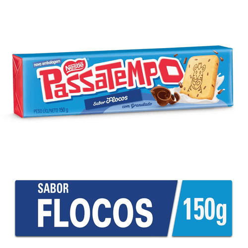 Biscoito Flocos Passatempo Pacote 150g