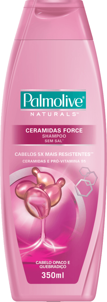Shampoo-Ceramidas---Oleo-Complex-com-Kera-Ceramide-Serum-Palmolive-Naturals-Ceramidas-Force-Frasco-350ml