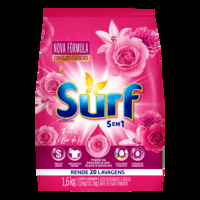 Lava-Roupas em Pó 5 em 1 Rosas e Flor-de-Lis Surf Pacote 1,6kg