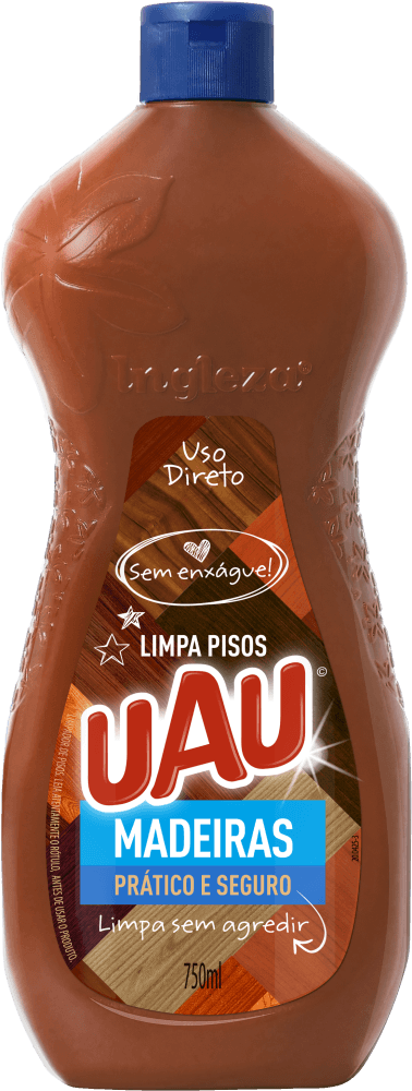 Limpador para Pisos de Madeira Uau Squeeze 750ml