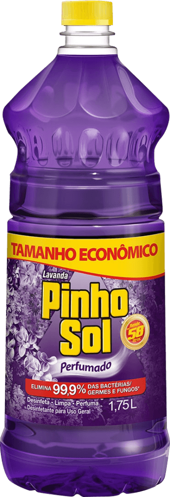 Desinfetante Pinho Sol Lavanda Tamanho Econômico 1,75L