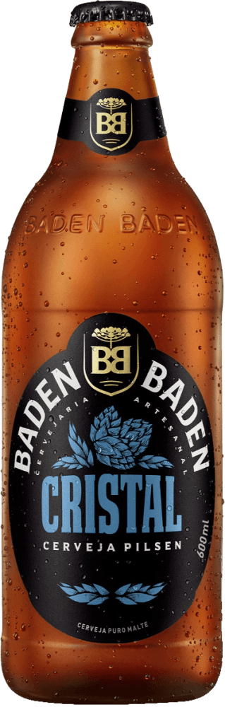 Cerveja Pilsen Puro Malte Cristal Baden Baden Garrafa 600ml