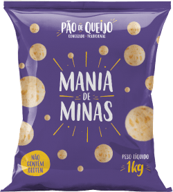 Pao De Queijo Mania De Minas 1kg Tradicional