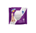 Toalha-Umedecida-Extrato-de-Aloe-Vera-Basic-Select-Wipes-Baby-100-Unidades