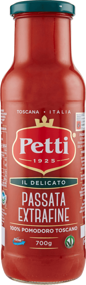 Molho de Tomate Petti Il Delicato Passata Extra Fine 700g