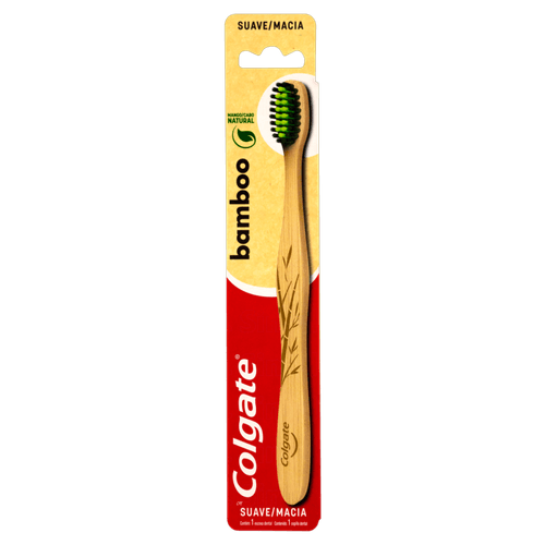 Escova Dental de Bambu Macia Colgate