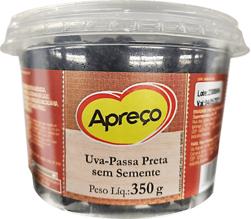 Uva Passa Apreco 350g-pta