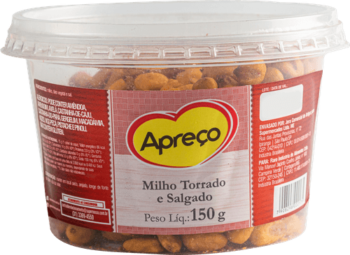 Milho Torrado Apreço Salgado 150g