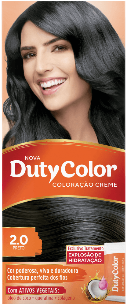 Tintura Duty Color 2.0 Preto