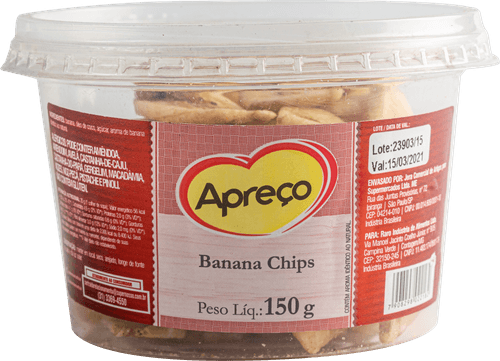 Banana Chips Apreco 150g-pt